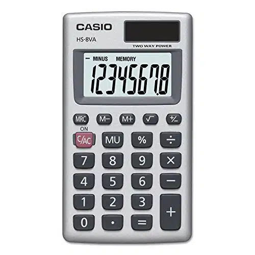 Casio Hs Va, Solar Powered Standard Function Calculator