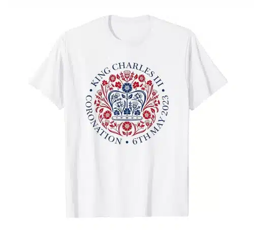 King Charles Iii Royal Family Coronation Official Logo T Shirt