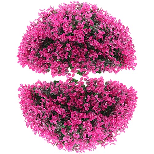 Magiclulu Pcs Artificial Plant Topiary Balls Faux Boxwood Decorative Balls Cm Artificial Topiary Ball For Backyard Garden