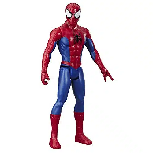 Marvel Titan Hero Series Spider Man Inch Action Figure With Fx Port, Perfect For Easter Toys, Basket Stuffers, And Gifts For Kids