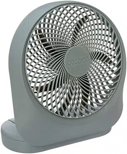 Ocool Fan Inch Battery Or Electric Operated Indooroutdoor Portable Fan With Ac Adapter, Tilts Degrees