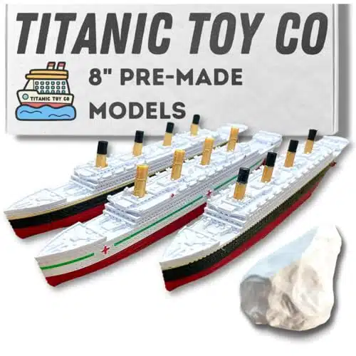 Titanictoyco Rms Titanic Model Ship Or Britannic Or Olympic Assembled Titanic Toys For Kids, Historically Accurate Titanic Toy, Titanic Ship, Titanic Cake Topper, Toy Ships, T