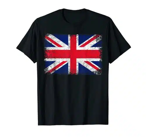 Union Jack Flag United Kingdom Great Britain England T Shirt