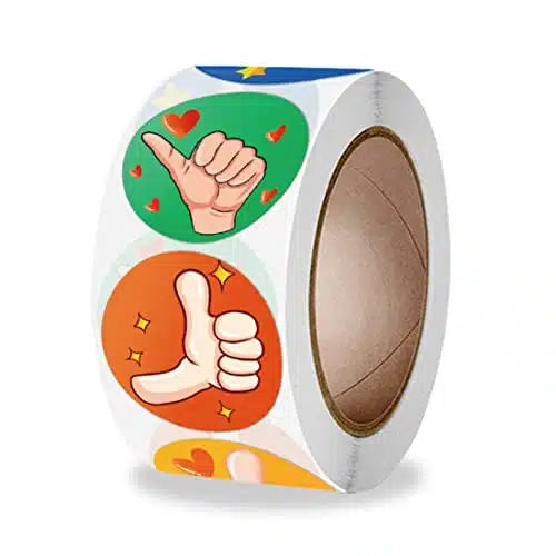 Pcs Encouraging Thumb Cartoon Thumbs Up Like Children Teachers Students Encourage Labels Classroom Stationery Decoration Stickers