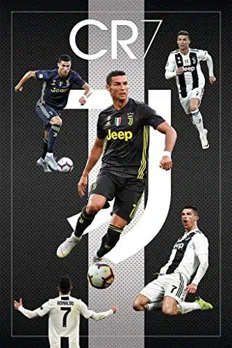 Crcristiano Ronaldo Juventus Fc Sports Soccer Poster In X In