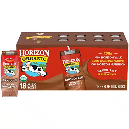 Horizon Organic Shelf Stable % Low Fat Milk Boxes, Chocolate, Oz., Pack