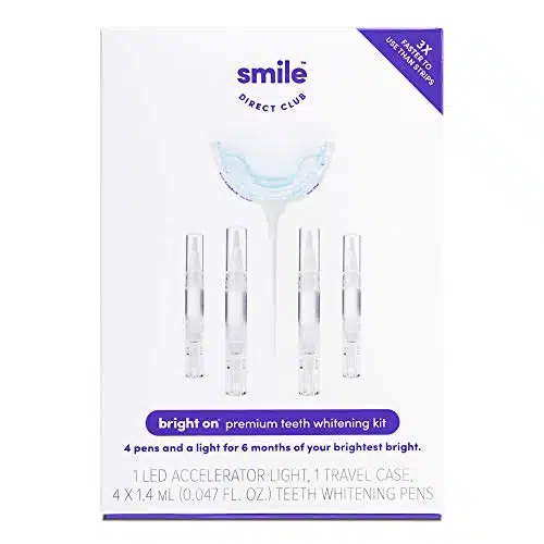 Smile Direct Club Bright On Premium Teeth Whitening Kit   Led Accelerator Light And Hitening Pens