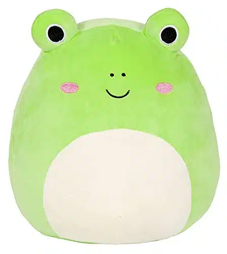 Squishmallow Official Kellytoy Plush Pets Squad Dogs Cats Bunnies Frogs Squishy Soft Plush Toy Animals (Wendy Frog, Inch)