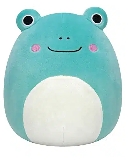 Squishmallows Original Inch Ludwig Teal Frog With Mint Green Belly   Medium Sized Ultrasoft Official Jazwares Plush