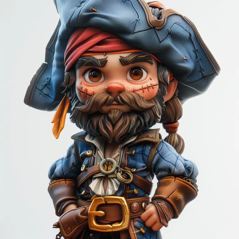 cartoon pirate