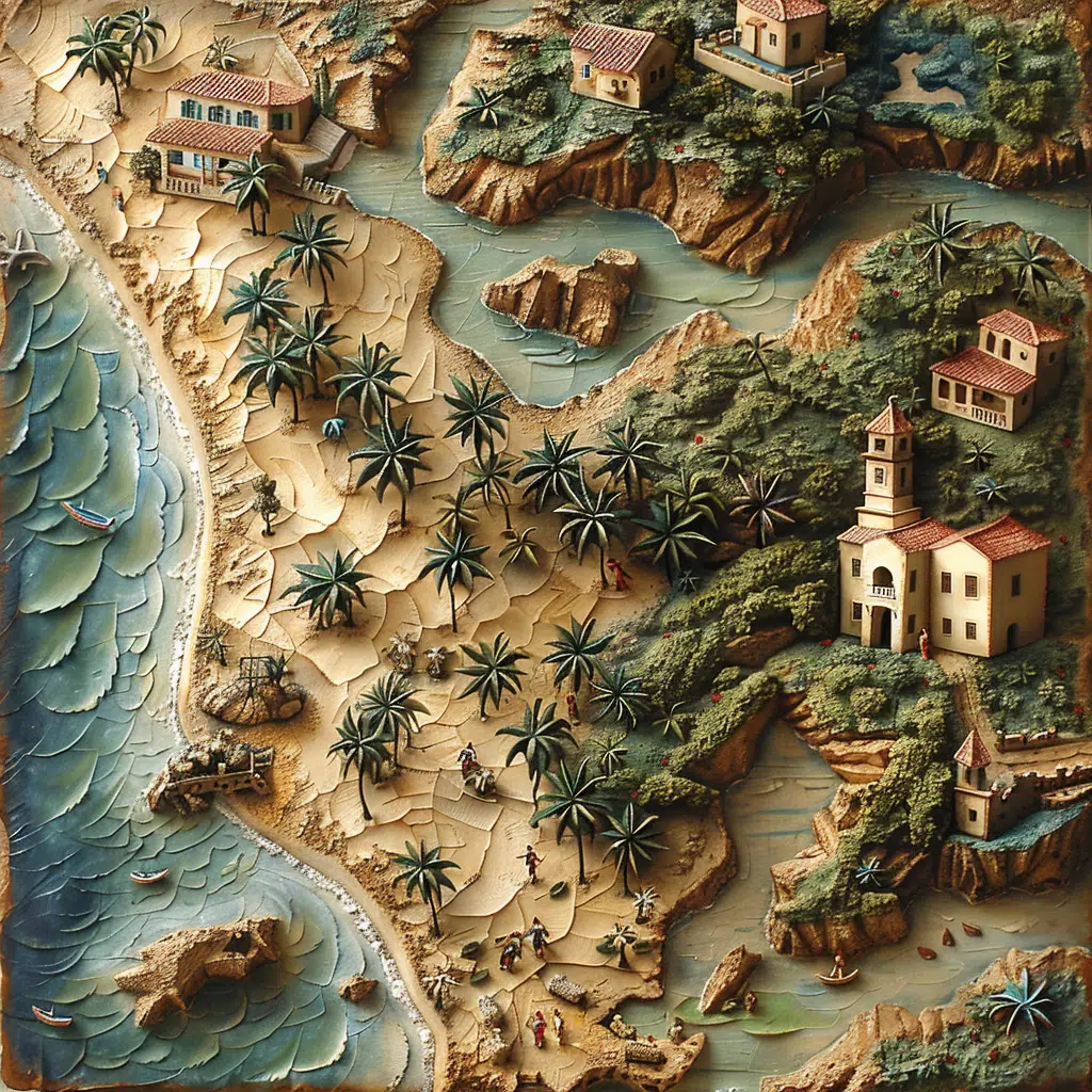 Curacao Island Map