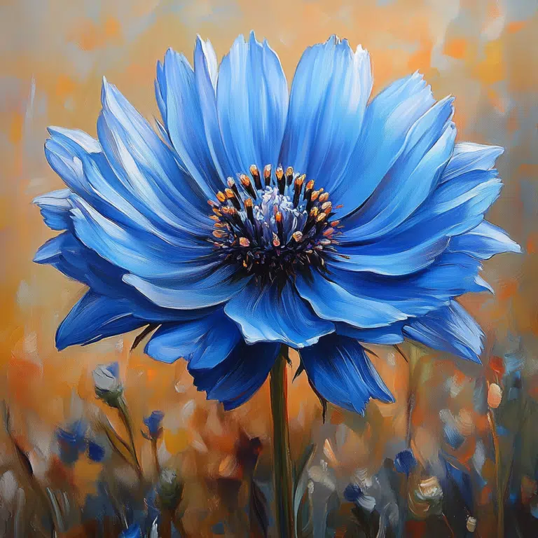 blue cornflower