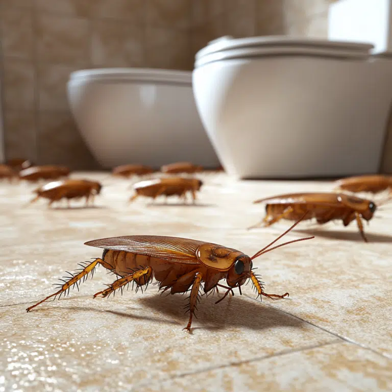 can cockroaches live in your pee pee