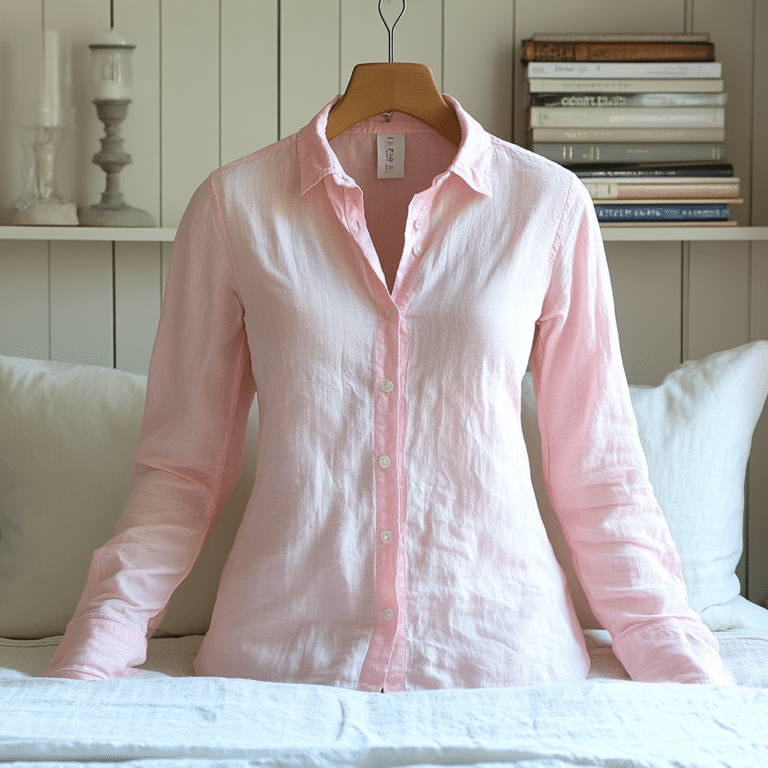 light pink shirt